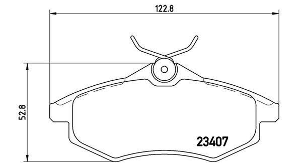 MAGNETI MARELLI Piduriklotsi komplekt,ketaspidur 363700461074